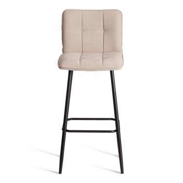 Барный стул Tetchair Bari/Бари велюр, бежевый, 7, 45х56х110 см