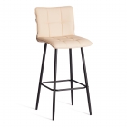Барный стул Tetchair Bari/Бари экокожа , бежевый, 45х56х110 см