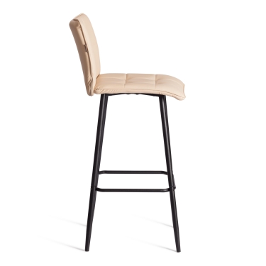 Барный стул Tetchair Bari/Бари экокожа , бежевый, 45х56х110 см