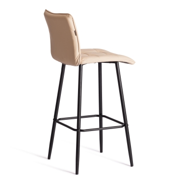 Барный стул Tetchair Bari/Бари экокожа , бежевый, 45х56х110 см