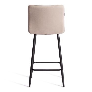 Полубарный стул Tetchair Bari/Бари велюр, бежевый, 7, 42х55х99 см
