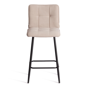 Полубарный стул Tetchair Bari/Бари велюр, бежевый, 7, 42х55х99 см