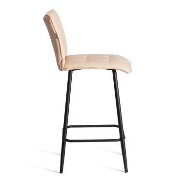 Полубарный стул Tetchair Bari/Бари экокожа , бежевый, 42х55х99 см