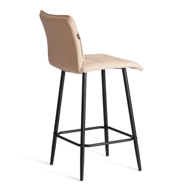 Полубарный стул Tetchair Bari/Бари экокожа , бежевый, 42х55х99 см