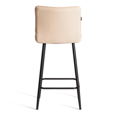 Полубарный стул Tetchair Bari/Бари экокожа , бежевый, 42х55х99 см