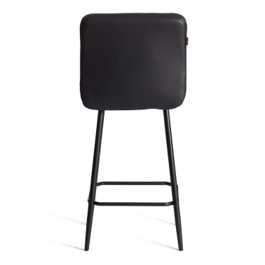 Полубарный стул Tetchair Medeo/Медео экокожа , черный, 42х56х102 см