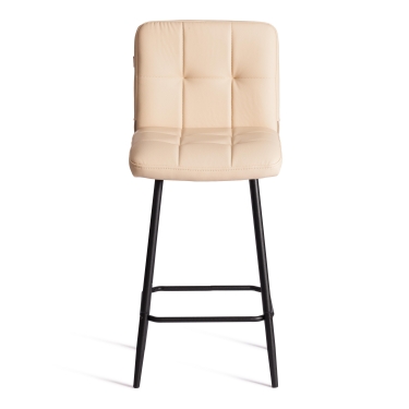 Полубарный стул Tetchair Medeo/Медео экокожа , бежевый, 42х56х102 см