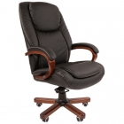 Кресло руководителя Chairman CHAIRMAN 408 кожа/экокожа, черный