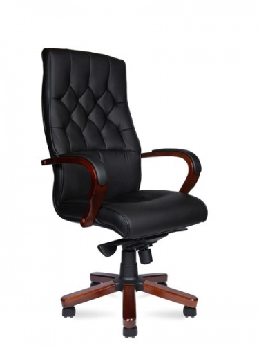 Кресло офисное Норден Боттичелли P2338-L02 leather Черный
