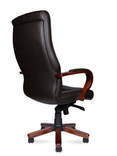 Кресло офисное Норден Боттичелли P2338-L0828 leather Темно-коричневая