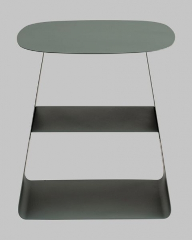 Журнальный столик Stool Group Leyre металл зеленый