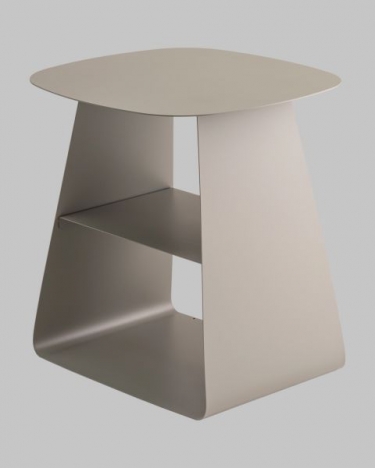 Журнальный столик Stool Group Leyre металл темно-серый