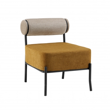 Кресло Stool Group Ponpoun К бежевый терракотовый
