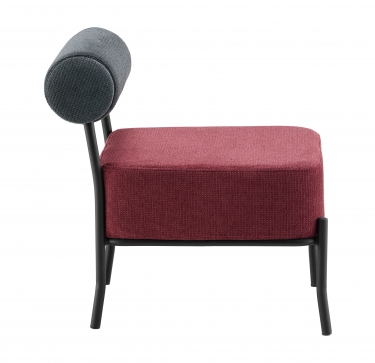 Кресло Stool Group Ponpoun К темно-серый бордо