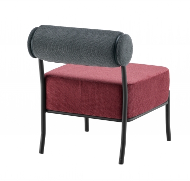 Кресло Stool Group Ponpoun К темно-серый бордо