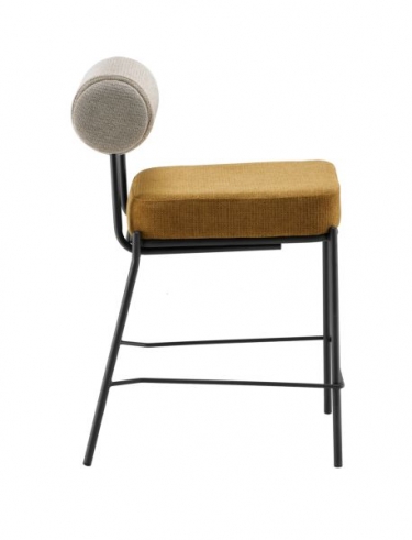 Стул полубарный Stool Group Ponpoun ПБ бежевый терракотовый