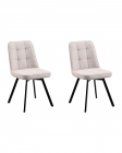 Стул Stool Group Pleid вращающийся кремовый 2 шт.