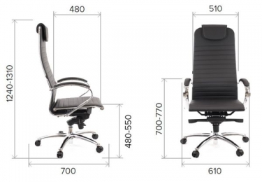 Кресло руководителя Everprof Everprof Deco Экокожа Бежевый