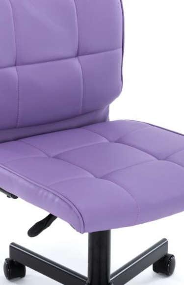Кресло для персонала Everprof Everprof EP-300 Экокожа Сиреневый