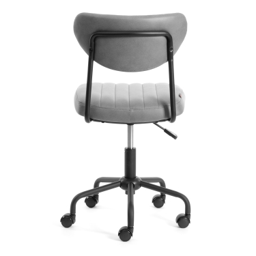 Кресло Tetchair SLIM иск. замша, Grey Cерый