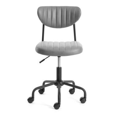Кресло Tetchair SLIM иск. замша, Grey Cерый