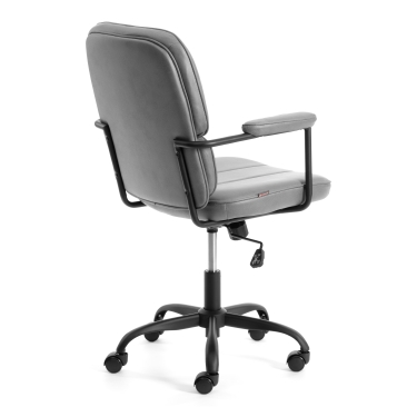 Кресло Tetchair ALPHA иск. замша, Grey Cерый