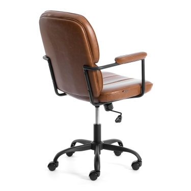Кресло Tetchair ALPHA иск. кожа, Brown коричневый