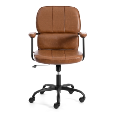 Кресло Tetchair ALPHA иск. кожа, Brown коричневый