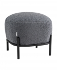 Пуф Stool Group Стоун П букле Fluffy темно-серый