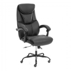 Кресло руководителя Tetchair Cambridge metalBL кож/зам/ткань, черный/черный, 36-6/11