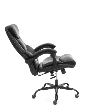 Кресло руководителя Tetchair Cambridge metalBL кож/зам/ткань, черный/черный, 36-6/11