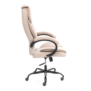 Кресло руководителя Tetchair OREON metalBL велюр, бежевый, 7