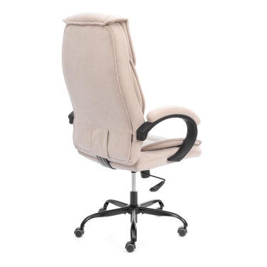 Кресло руководителя Tetchair OREON metalBL велюр, бежевый, 7
