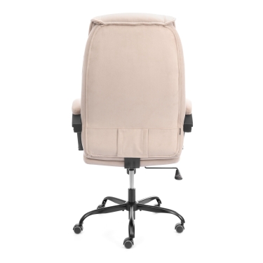 Кресло руководителя Tetchair OREON metalBL велюр, бежевый, 7