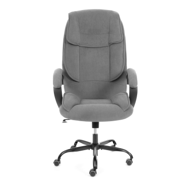 Кресло руководителя Tetchair OREON metalBL велюр, серый, 29