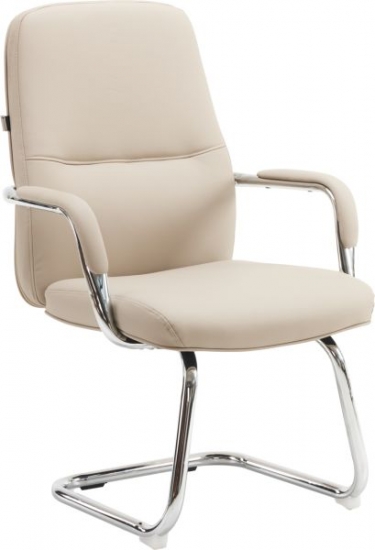Кресло для посетителей Everprof Everprof Vesta CF Экокожа Бежевый