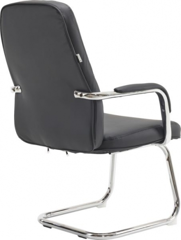 Кресло для посетителей Everprof Everprof Vesta CF Экокожа Черный