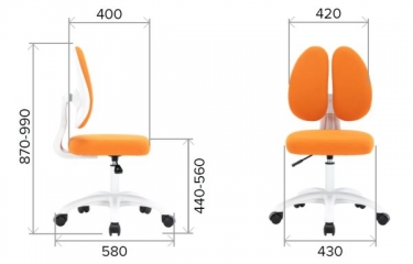 Детское кресло Everprof Everprof Kids 103 Ткань Темно-серый