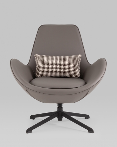 Кресло Stool Group TopChairs Ostra серый