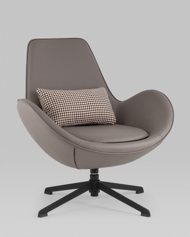 Кресло Stool Group TopChairs Ostra серый