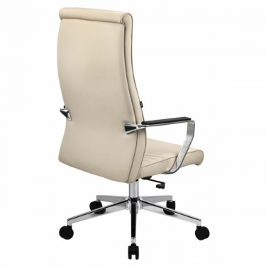 Кресло руководителя BRABIX BRABIX PREMIUM Solo EX-730, алюминий, хром, экокожа, бежевое