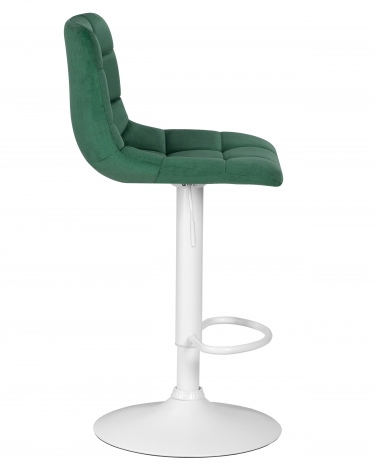 Стул барный DOBRIN DOBRIN TAILOR WHITE зеленый велюр MJ9-88