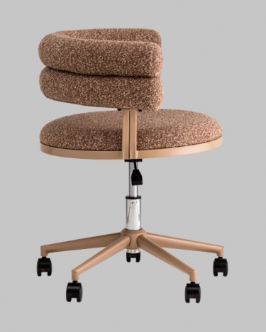 Стул офисный Stool Group Ponty светло-коричневый бежевые ножки