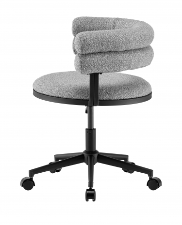 Стул офисный Stool Group Ponty серый черные ножки