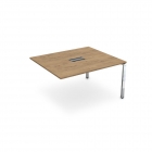 Стол системы БЭНЧ, переговорный, конечный ALSAV GLOSS LINE НСПК-П.926 Teakwood