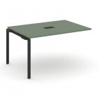 Проходной наборный элемент переговорного стола Рива CONCEPT CN.NPRG-011 Кобо Черный