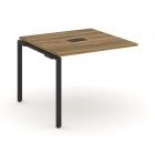 Проходной наборный элемент переговорного стола Рива CONCEPT CN.NPRG-011 Сандал Янтарный Черный