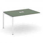 Проходной наборный элемент переговорного стола Рива CONCEPT CN.NPRG-012 Кобо Белый