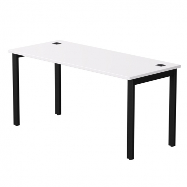 Стол прямой на металлокаркасе, опоры 45 гр Everprof Everprof EVO 254S004 Белый Черный
