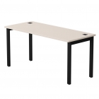 Стол прямой на металлокаркасе, опоры 45 гр Everprof Everprof EVO 254S004 Кашемир Черный